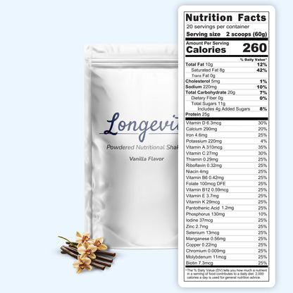 Longevity All-In-One Nutritional Shake Mix
